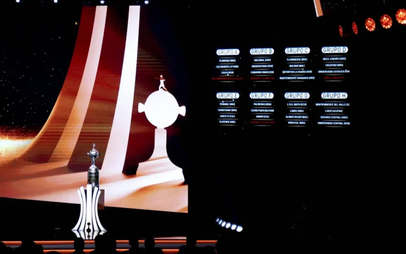 Conmebol sorteia grupos da Copa Libertadores 2026