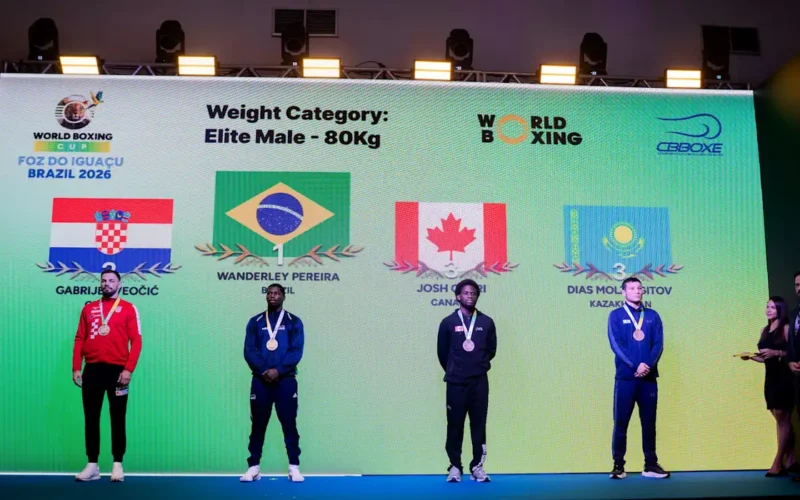 Brasil domina etapa da Copa do Mundo de boxe com 4 ouros e 5 pratas