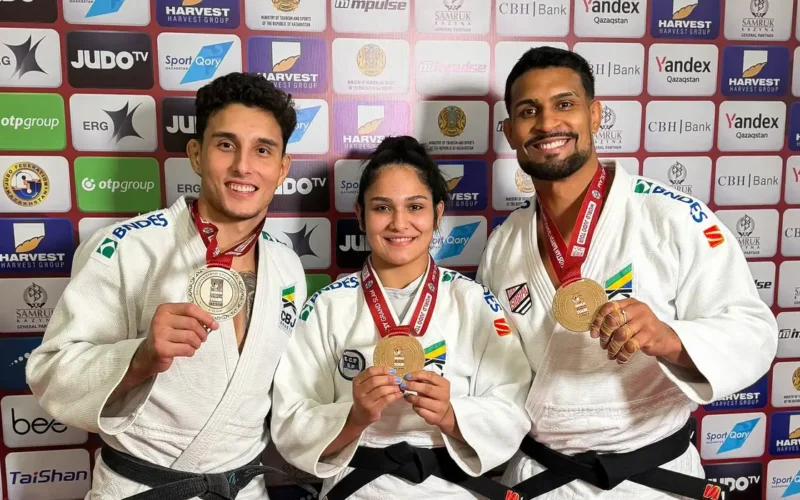 Brasil conquista sete medalhas no Grand Slam de Astana no Cazaquistão