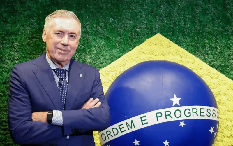 CBF anuncia ampliação de contrato com técnico Carlo Ancelotti