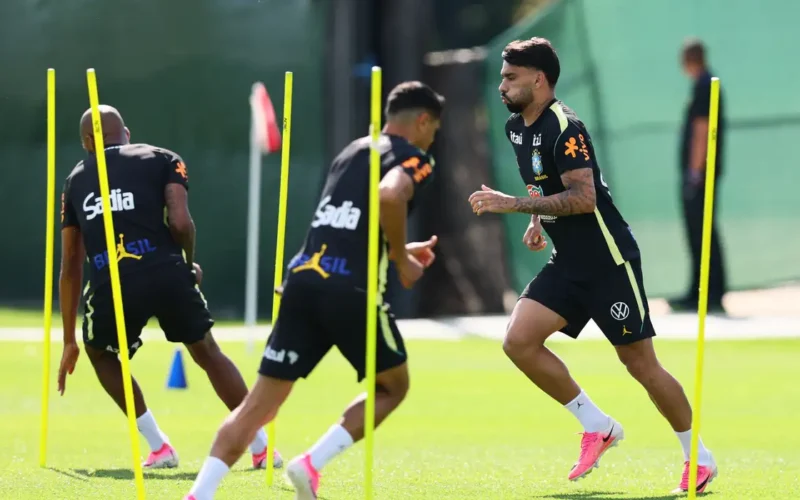 Seleção brasileira se reapresenta e faz 1º treino para encarar Haiti