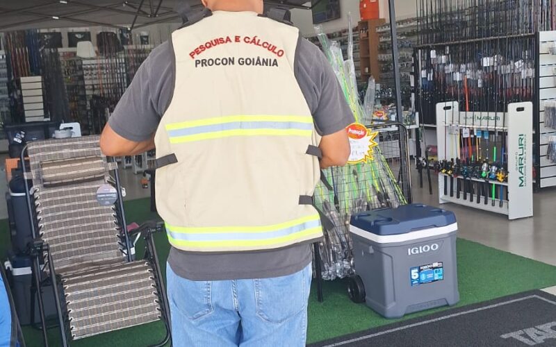Procon Goiânia aponta variação de até 203,03% em produtos de pesca, camping e lazer