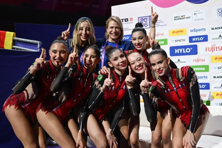 Brasil faz história e leva dois ouros no Mundial de ginástica rítmica