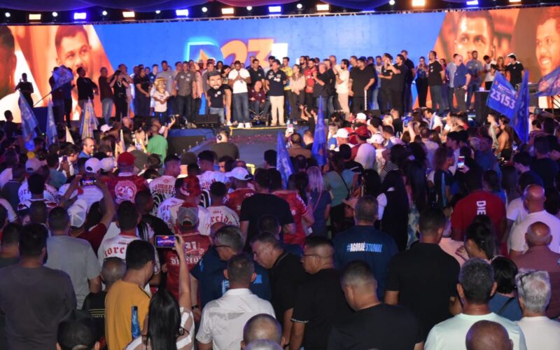 Em evento com apoiadores de todo o Estado, Policarpo lança candidatura a deputado estadual