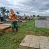 Cemitérios municipais recebem força-tarefa de zeladoria para o Dia de Finados